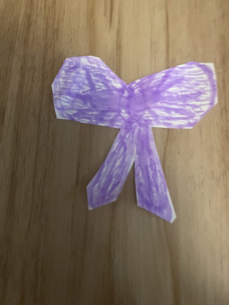 Bow sticker